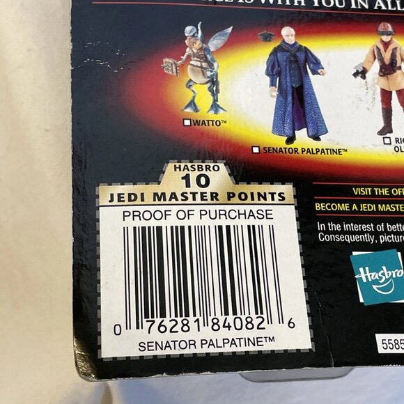 Star Wars Episode 1 Senator Palpatine 3.75" Action Figure 1998 Hasbro Sealed New - Picture 10 of 11